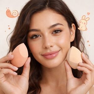 432. The Crème Shop Cozy Treats Pro-Blend Sponge Duo Classic & Edge